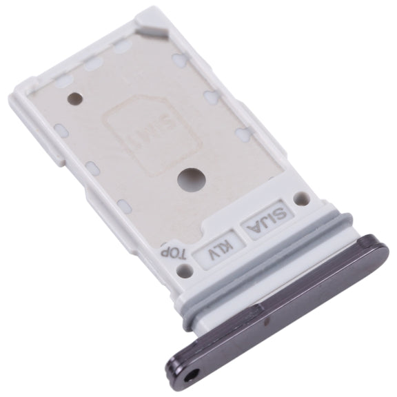 For Samsung Galaxy S22+ 5G / S22 5G / SM-S906B SM-S901B Original SIM Card Tray + SIM Card Tray (Black)