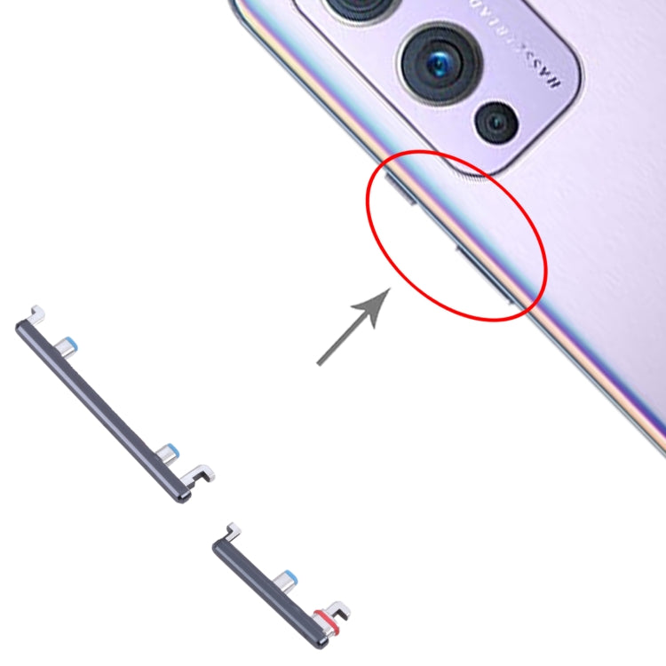 For OnePlus 9 Original Power Button and Volume Control Button (Black)