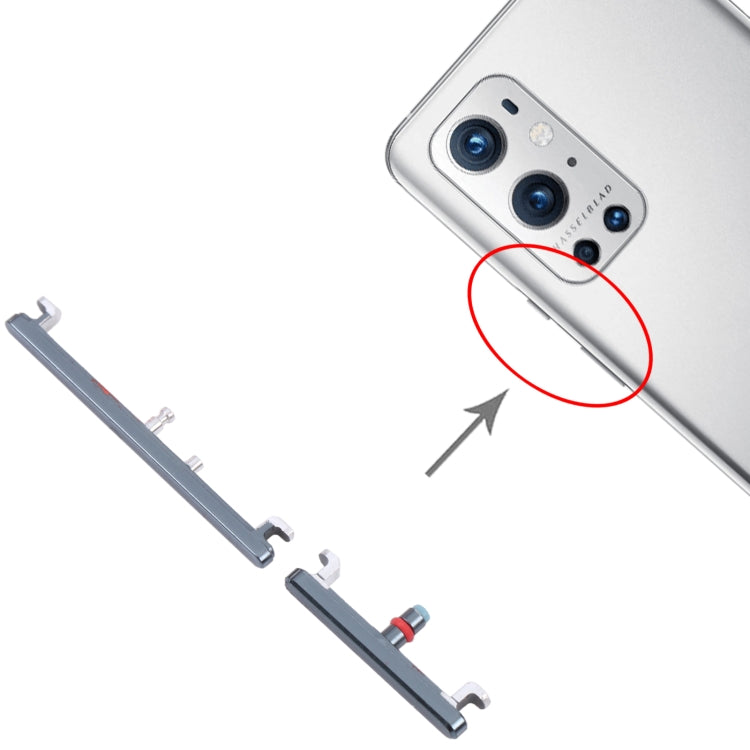 For OnePlus 9 Pro Original Power Button and Volume Control Button (Black)