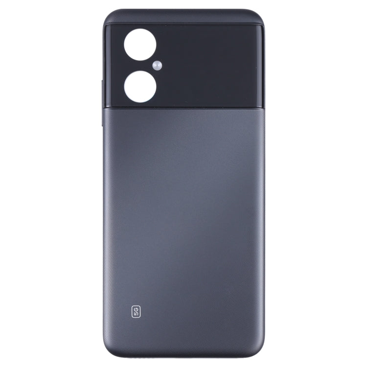 Original Battery Back Cover for Xiaomi Poco M4 5G / Poco M4 5G (India) / Redmi Note 11R(Black)