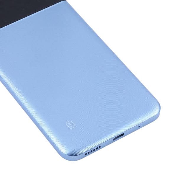 Original Battery Back Cover for Xiaomi Poco M4 5G / Poco M4 5G (India) / Redmi Note 11R(Blue)