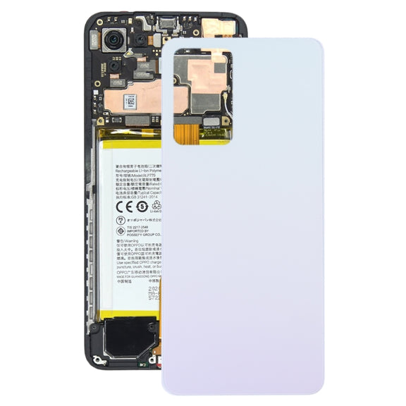 For OPPO Reno7 Pro 5G Glass Battery Back Cover (Pink)