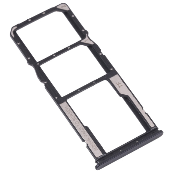SIM Card Tray + SIM Card Tray + Micro SD card tray for Xiaomi Redmi Note 11 4G / Redmi Note 11S 4G(Black)