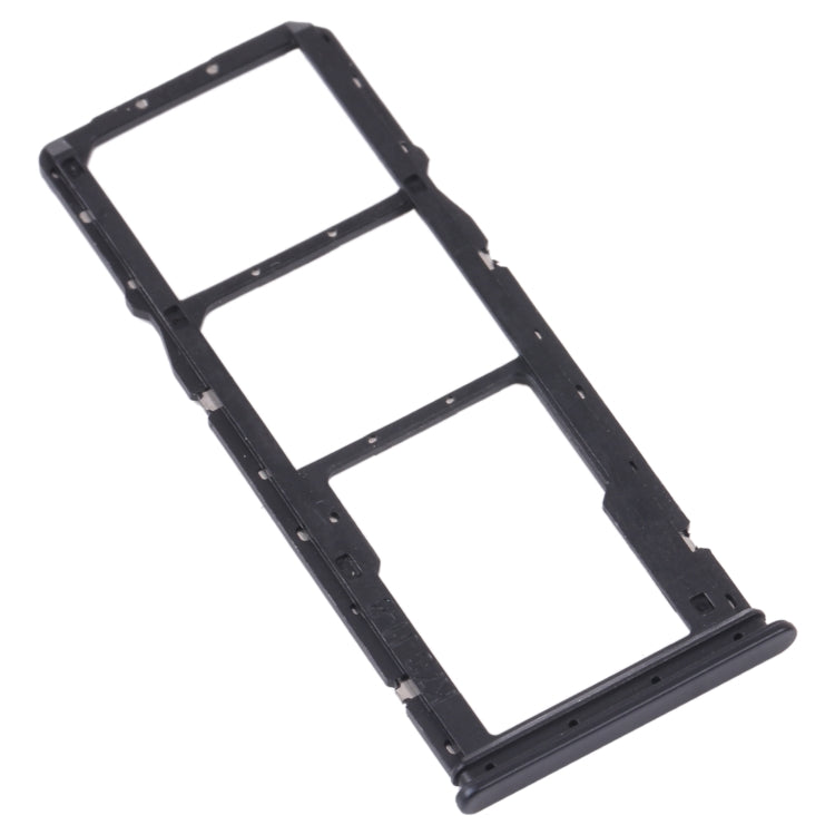 SIM Card Tray + SIM Card Tray + Micro SD card tray for Xiaomi Redmi Note 11 4G / Redmi Note 11S 4G(Black)
