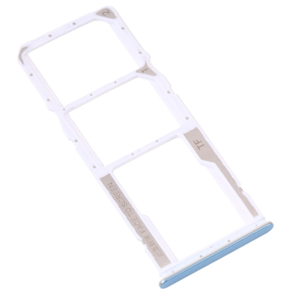SIM Card Tray + SIM Card Tray + Micro SD card tray for Xiaomi Redmi Note 11 4G / Redmi Note 11S 4G(Baby Blue)