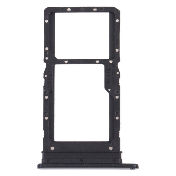 SIM Card Tray + SIM Card Tray / Micro SD Card Tray for Honor Play 30 Plus(Black)