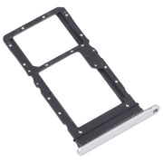 SIM Card Tray + SIM Card Tray / Micro SD Card Tray for Honor Play 30 Plus(Silver)