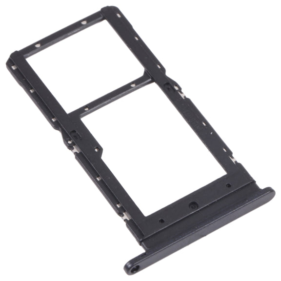 SIM Card Tray + SIM Card Tray / Micro SD Card Tray for Honor Play 20 (Black)