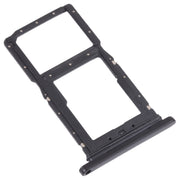 SIM Card Tray + SIM Card Tray / Micro SD Card Tray for Honor 9X (Black)