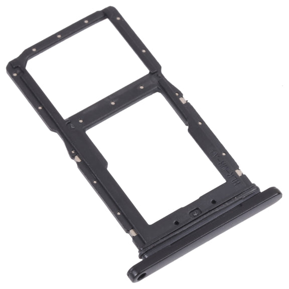 SIM Card Tray + SIM Card Tray / Micro SD Card Tray for Honor 9X (Black)
