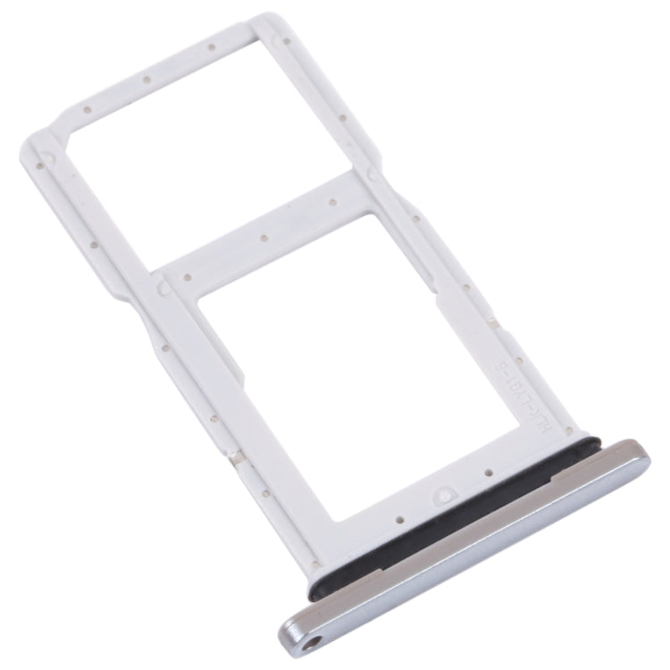 SIM Card Tray + SIM Card Tray / Micro SD Card Tray for Honor 9X (Silver)