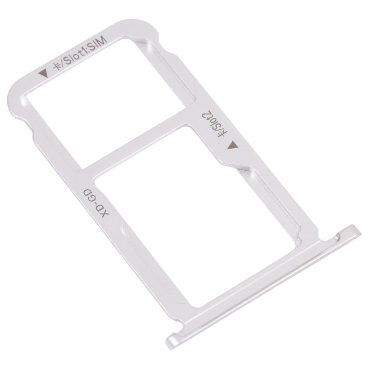 SIM Card Tray + SIM Card Tray / Micro SD Card Tray for Honor Mate 9 Lite (Silver)
