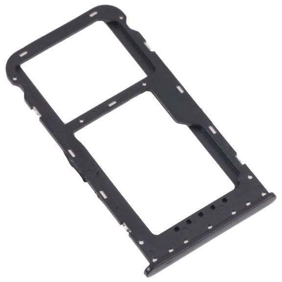 SIM Card Tray + SIM Card Tray / Micro SD Card Tray for Honor 6C Pro (Black)