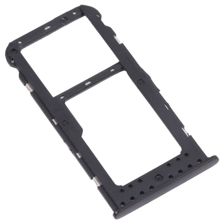 SIM Card Tray + SIM Card Tray / Micro SD Card Tray for Honor 6C Pro (Black)