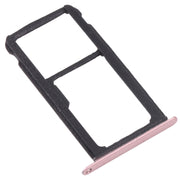 SIM Card Tray + SIM Card Tray / Micro SD Card Tray for Honor Play 6 (Pink)