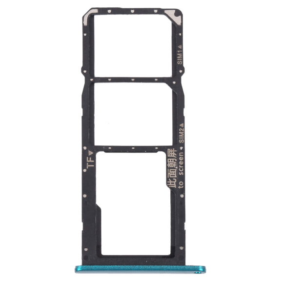 SIM Card Tray + SIM Card Tray / Micro SD Card Tray for Huawei Enjoy 20e (Green)