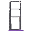 SIM Card Tray + SIM Card Tray / Micro SD Card Tray for Huawei Enjoy 20e (Purple) - Card Socket by PMc TechLife | Online Shopping South Africa | PMc TechLife | Buy Now Pay Later Mobicred