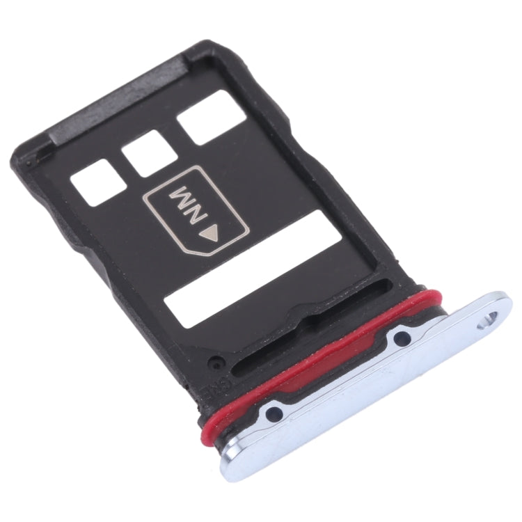 SIM Card Tray + NM Card Tray for Huawei P50 Pro+ (Blue)