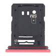 SIM Card Tray + Micro SD Card Tray for Sony Xperia 10 III (Red) - Camera by PMC TechLife | Online Shopping South Africa | PMC TechLife | Buy Now Pay Later Mobicred