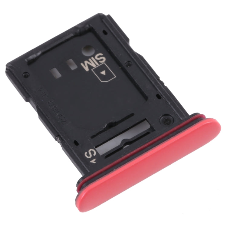 SIM Card Tray + Micro SD Card Tray for Sony Xperia 10 III (Red)