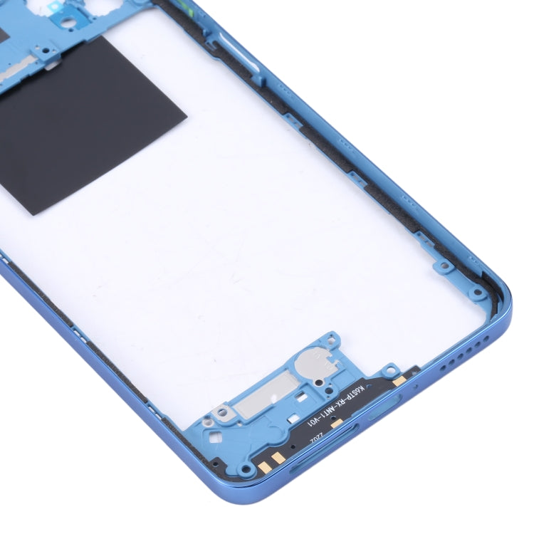 Middle Frame Bezel Plate for Xiaomi Poco X4 Pro 5G/Redmi Note 11E Pro(Dark Blue)