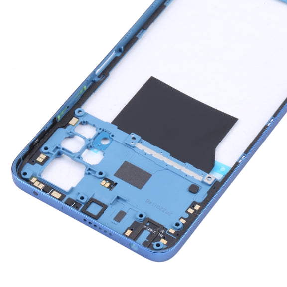 Middle Frame Bezel Plate for Xiaomi Poco X4 Pro 5G/Redmi Note 11E Pro(Dark Blue)