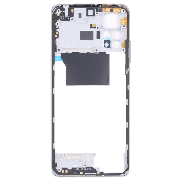 Middle Frame Bezel Plate for Xiaomi Poco X4 Pro 5G/Redmi Note 11E Pro(Silver)