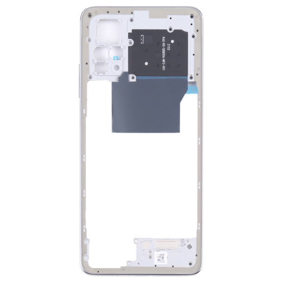 Middle Frame Bezel Plate for Xiaomi Poco X4 Pro 5G/Redmi Note 11E Pro(Silver)