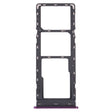 For Tecno Spark 4 Lite KC8S SIM Card Tray + SIM Card Tray + Micro SD Card Tray (Purple) - Card Tray by PMc TechLife | Online Shopping South Africa | PMc TechLife | Buy Now Pay Later Mobicred