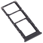 For Tecno Spark Go 2022/Spark 6 Go SIM Card Tray + SIM Card Tray + Micro SD Card Tray (Black)