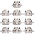 For Alcatel A3 Plus 5011A 10pcs Charging Port Connector - Single Tail Connector by PMC TechLife | Online Shopping South Africa | PMC TechLife | Buy Now Pay Later Mobicred