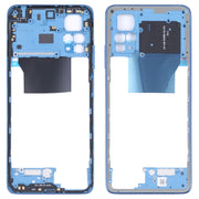 Original Middle Frame Bezel Plate for Xiaomi Redmi Note 11 Pro 4G 2201116TG 2201116TI(Dark Blue)