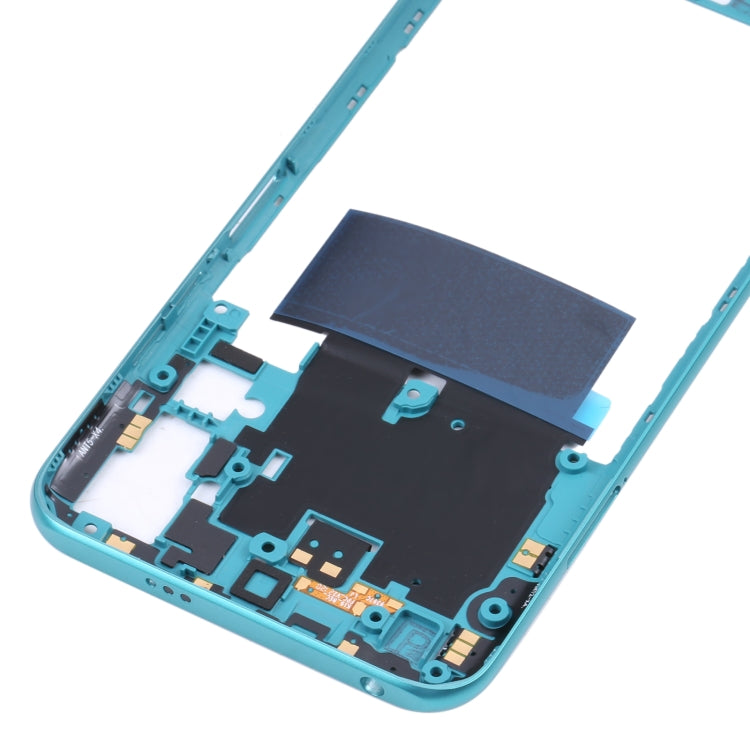Original Middle Frame Bezel Plate for Xiaomi Poco M3 Pro 5G M2103K19PG M2103K19PI (Green)