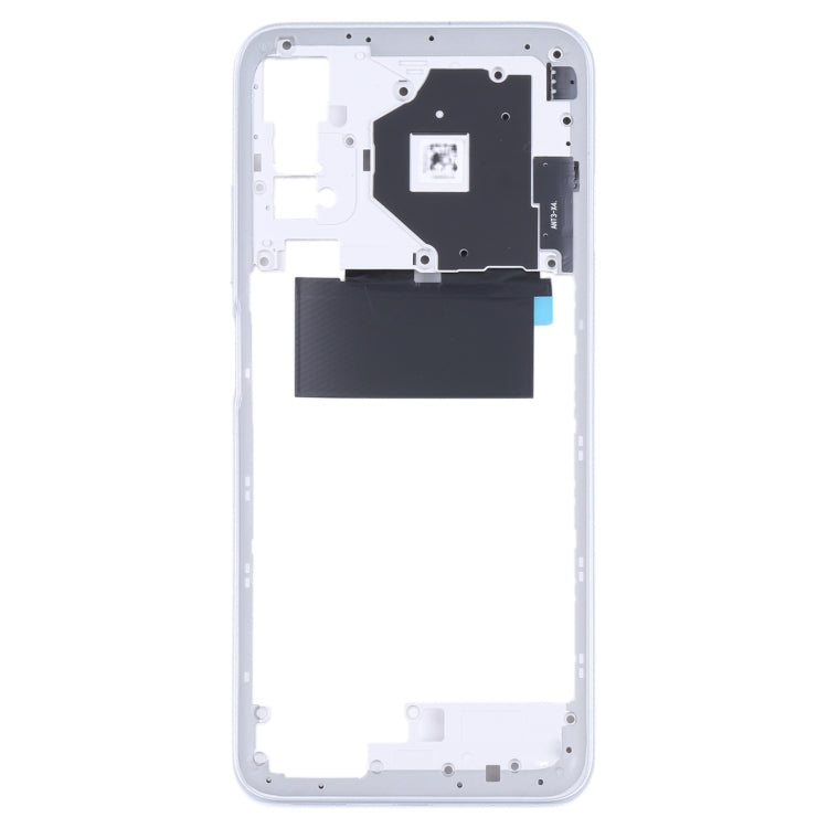 Original Middle Frame Bezel Plate for Xiaomi Poco M3 Pro 5G M2103K19PG M2103K19PI (Silver)
