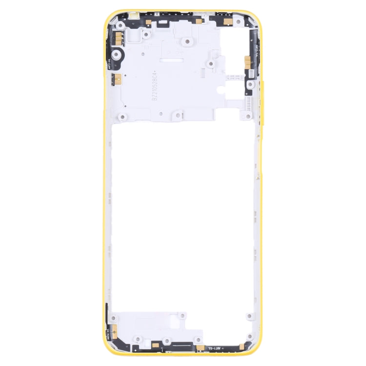 Original Middle Frame Bezel Plate for Xiaomi Poco M3 Pro 5G M2103K19PG M2103K19PI (Yellow)