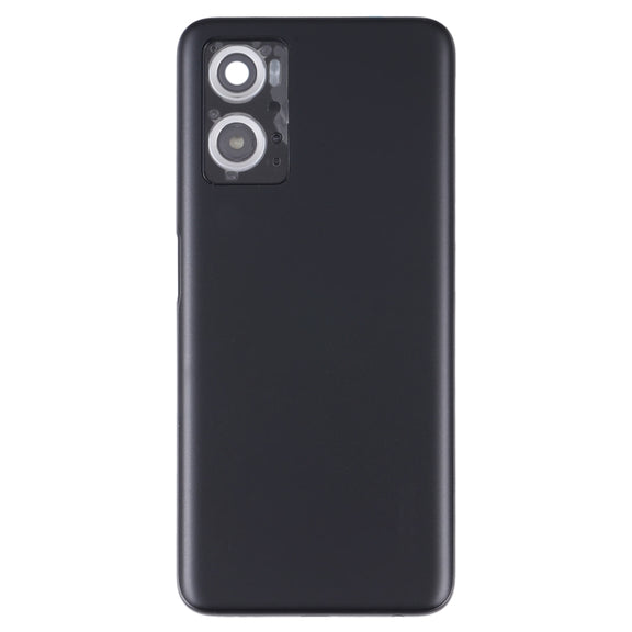 For OPPO A36/A76 Battery Back Cover with Middle Frame (Black)