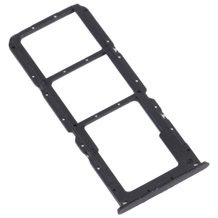 For OPPO A56 5G SIM Card Tray + SIM Card Tray + Micro SD Card Tray (Black)
