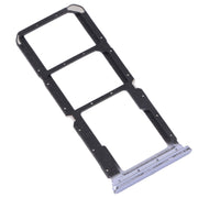 For OPPO A56 5G SIM Card Tray + SIM Card Tray + Micro SD Card Tray (Purple)