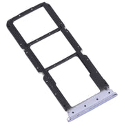 For OPPO A56 5G SIM Card Tray + SIM Card Tray + Micro SD Card Tray (Purple)