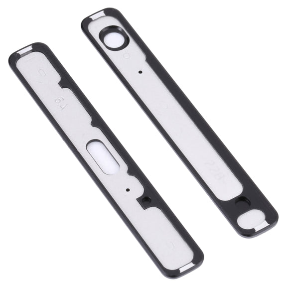 1 Pair Side Part Sidebar For Sony Xperia XZ1 Compact (Black)