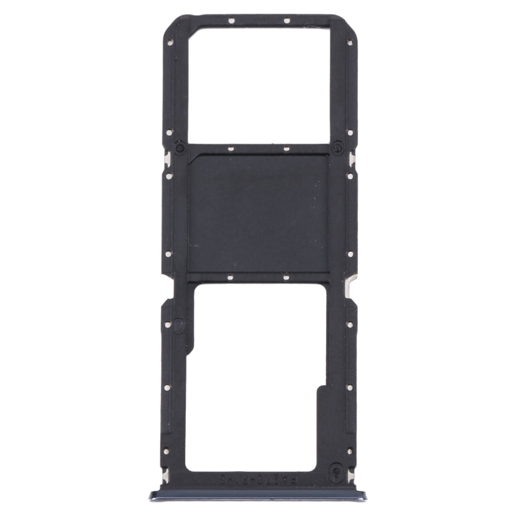 For OnePlus Nord N200 5G DE2118 / DE2117 SIM Card Tray + Micro SD Card Tray (Silver)