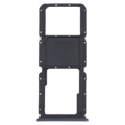 For OnePlus Nord N200 5G DE2118 / DE2117 SIM Card Tray + Micro SD Card Tray (Silver)