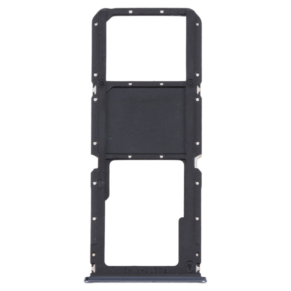 For OnePlus Nord N200 5G DE2118 / DE2117 SIM Card Tray + Micro SD Card Tray (Silver)