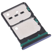 For OnePlus Nord CE 2 5G SIM Card Tray + SIM Card Tray + Micro SD Card Tray (Blue)