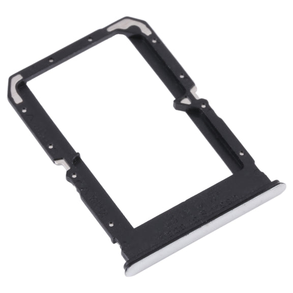 For OnePlus Ace Racing SIM Card Tray + SIM Card Tray (Silver)