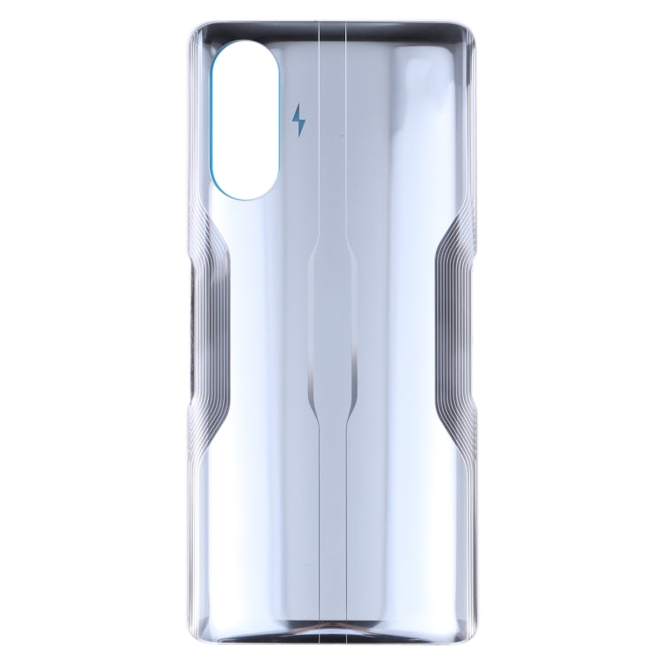 Glass Battery Back Cover for Xiaomi Redmi K40 Gaming(Silver)