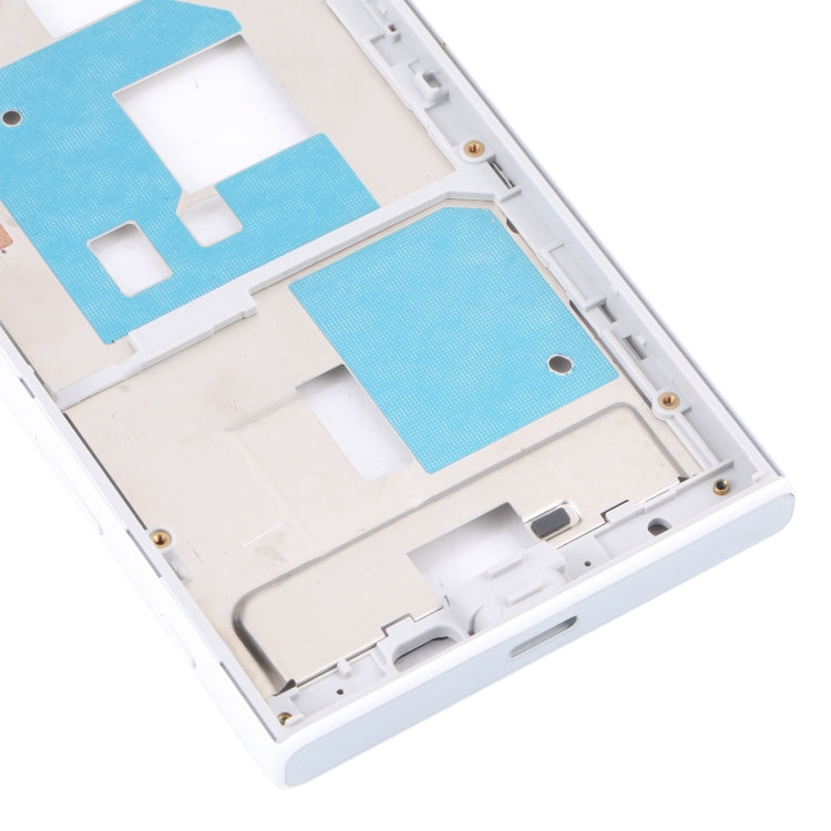 Middle Frame Bezel Plate for Sony Xperia X Compact (White)