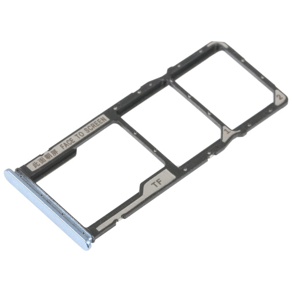 SIM Card Tray + SIM Card Tray + Micro SD Card Tray For Xiaomi Poco M4 5G/Poco M4 5G India/Redmi Note 11R(Blue)