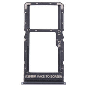 For Xiaomi Redmi Note 11SE SIM Card Tray + SIM Card Tray + Micro SD Card Tray (Black)
