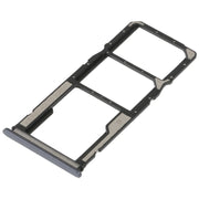 For Xiaomi Poco C40 SIM Card Tray + SIM Card Tray + Micro SD Card Tray (Black)